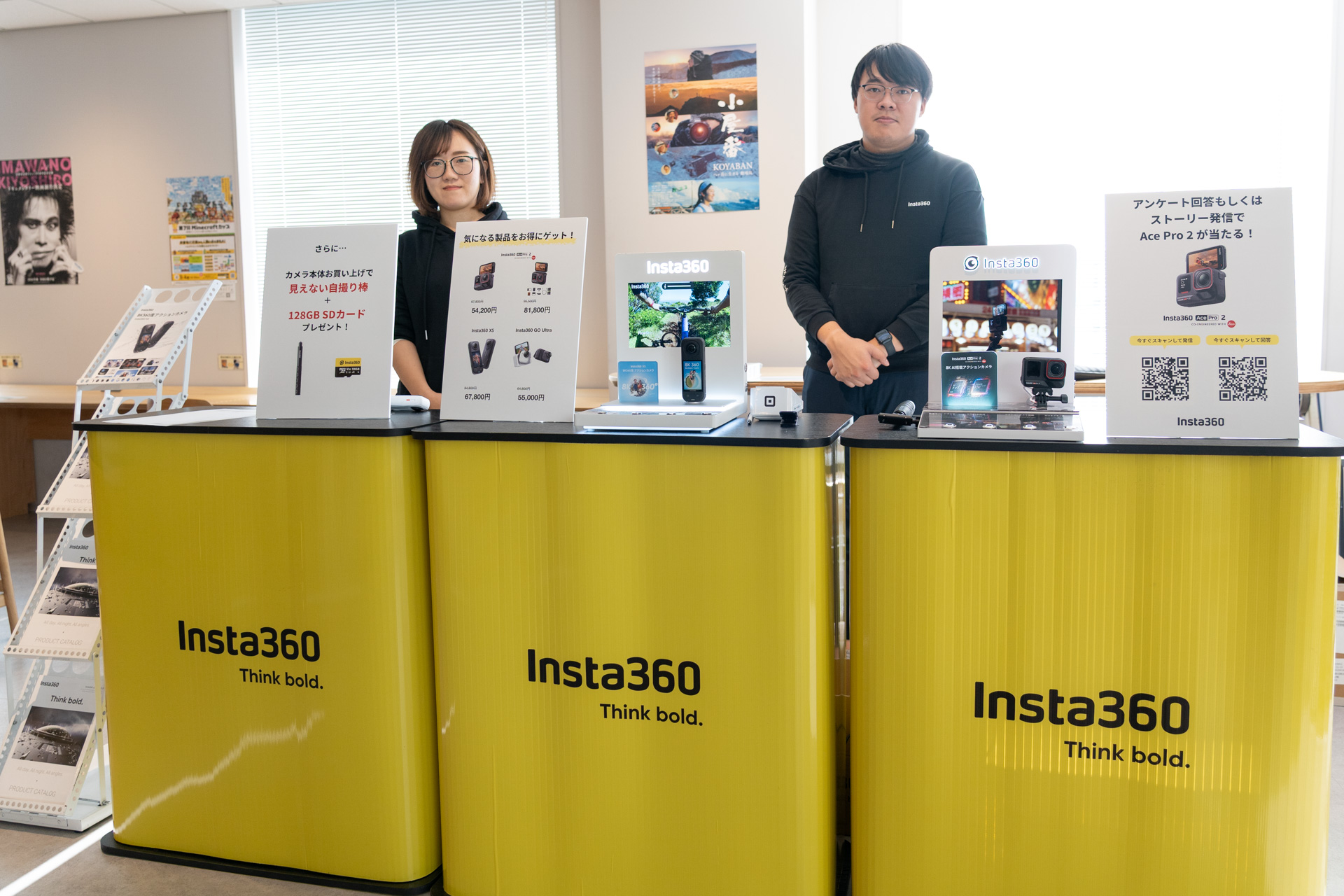 Insta360のブース