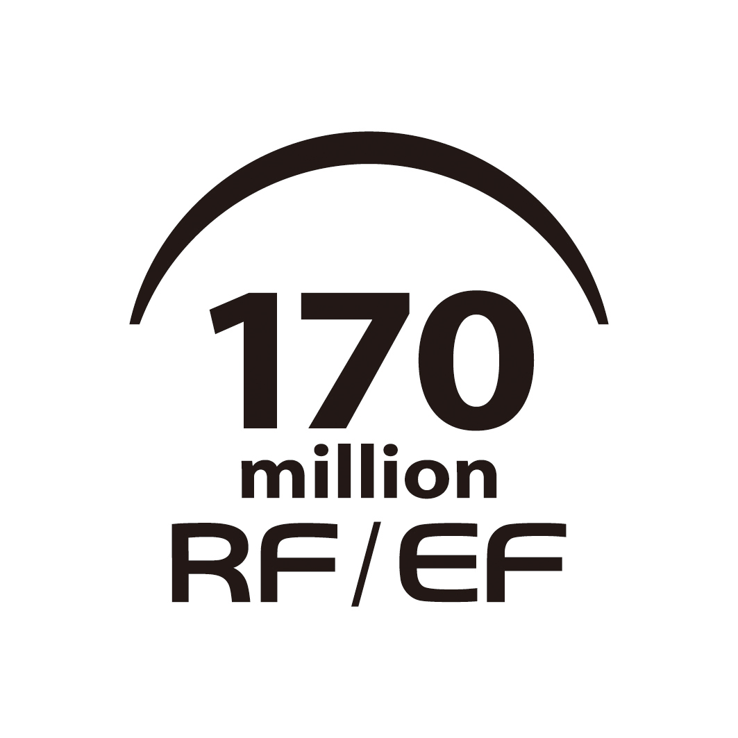交換レンズRF／EFレンズは2025年10月22日に累計生産本数1億7,000万本を達成