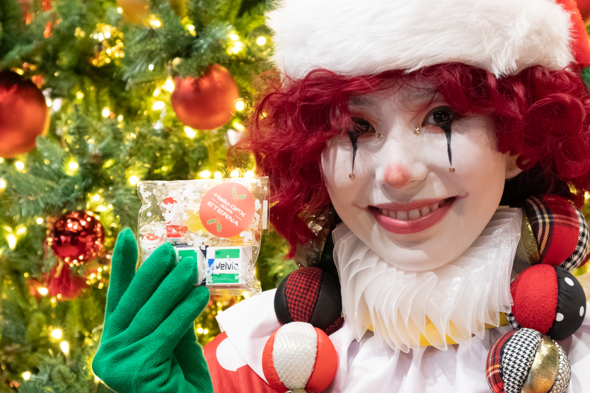 会場はヨーロッパのクリスマスマーケットをイメージしたそうだ