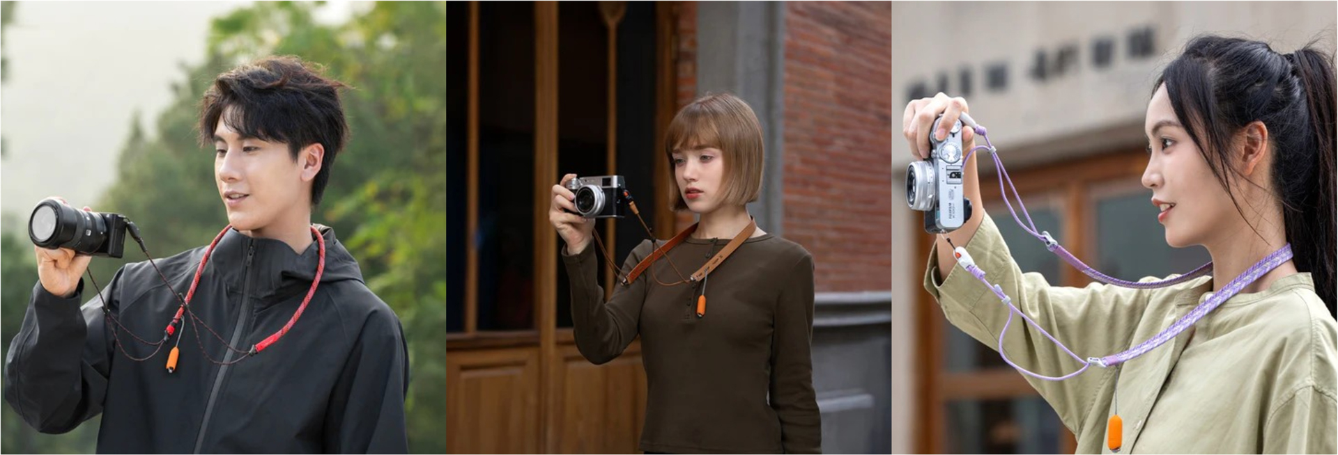 カメラストラップ スリム