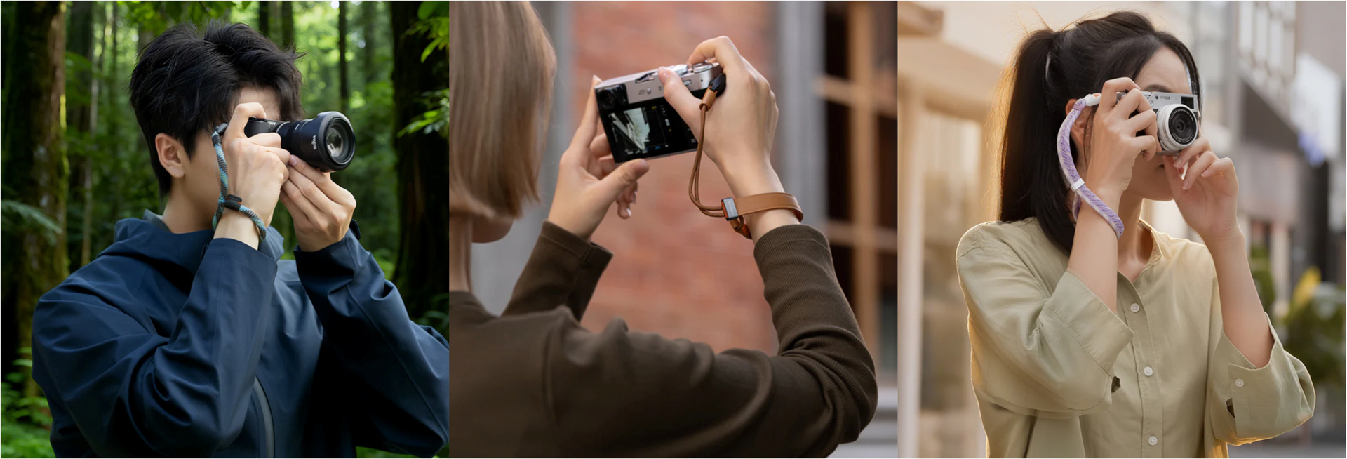 カメラリストストラップ スリム