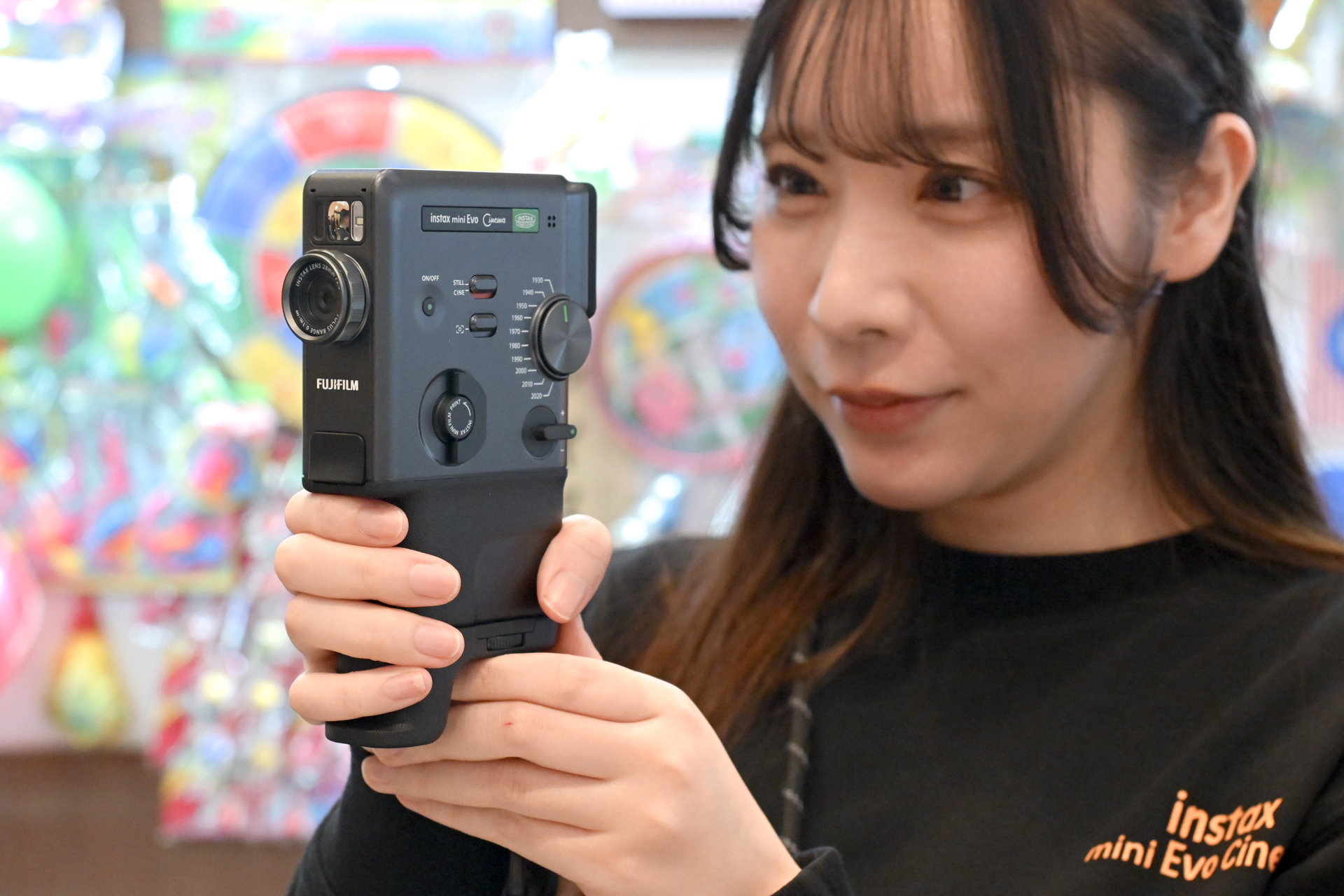 グリップアタッチメントを使用することでしっかりとグリップを握ることができる