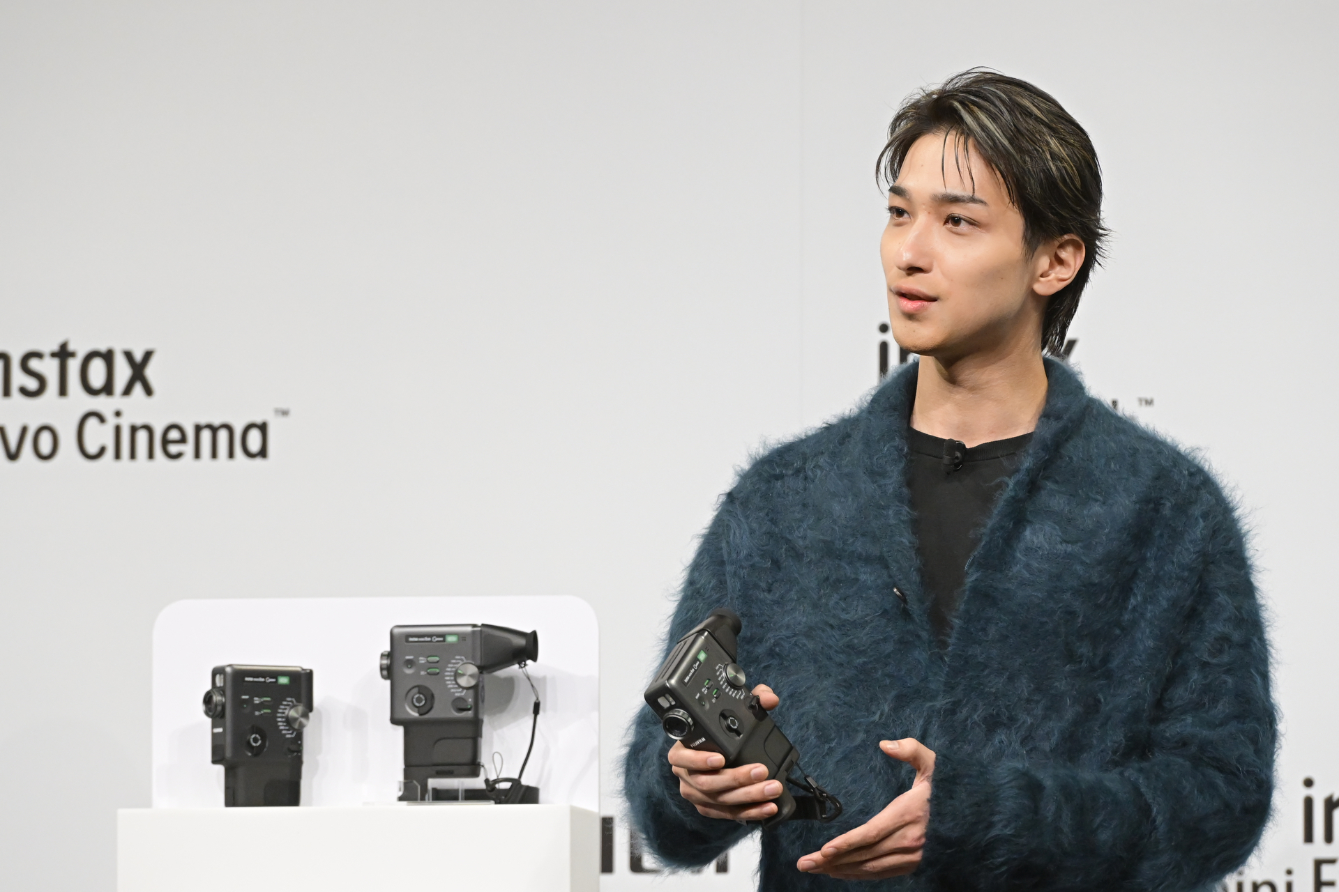 横浜流星さん。撮影した動画を見て自身がタイムスリップした気持ちになったという