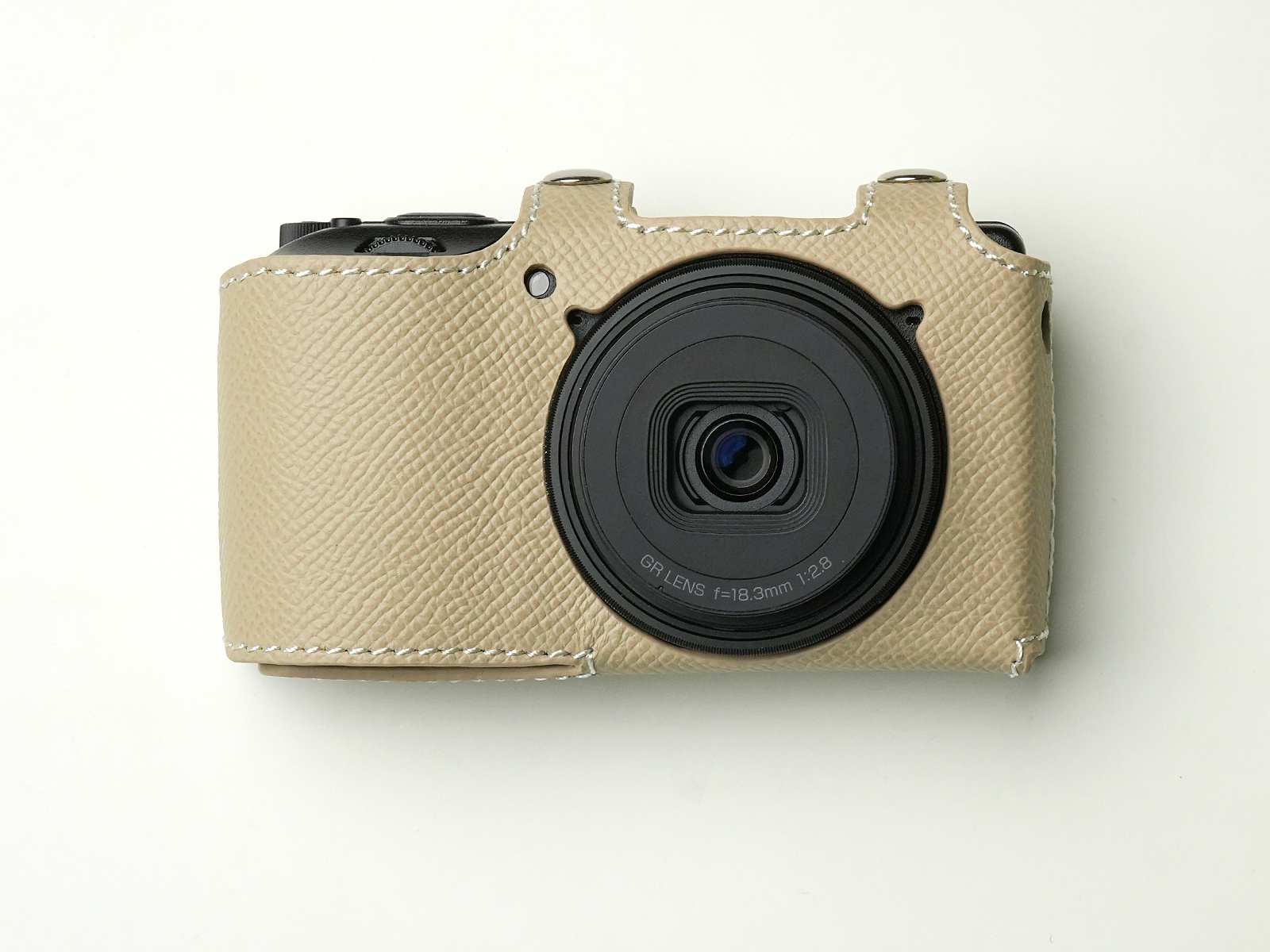 ライトベージュ/W（ホワイトステッチ仕様）