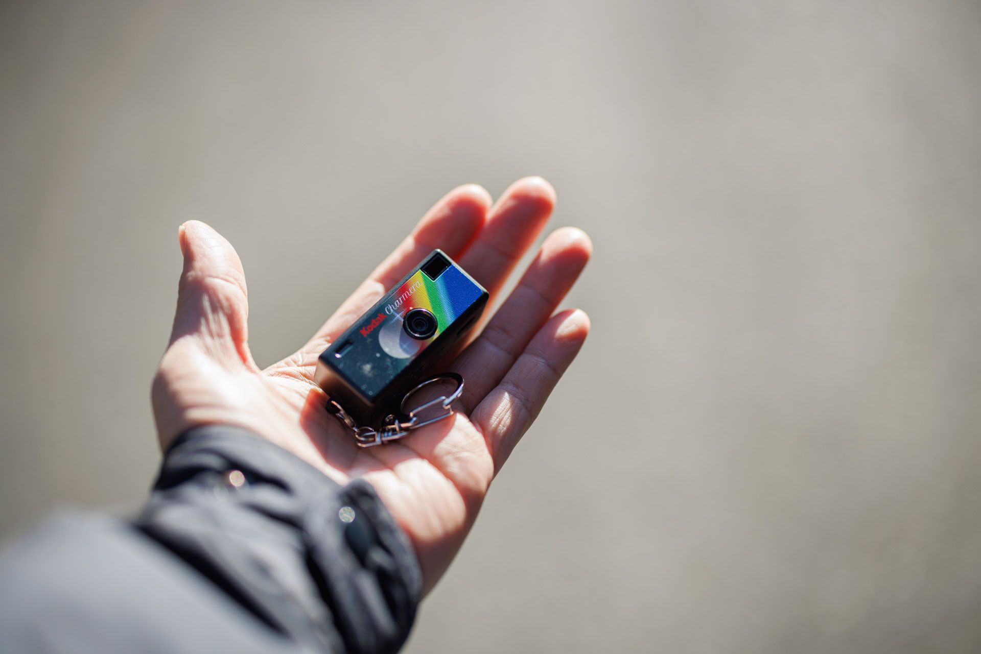 実物を目にすると誰もが「想像よりも小さい」と口にするサイズ感。ガチャガチャなどにも入りそうな大きさだ