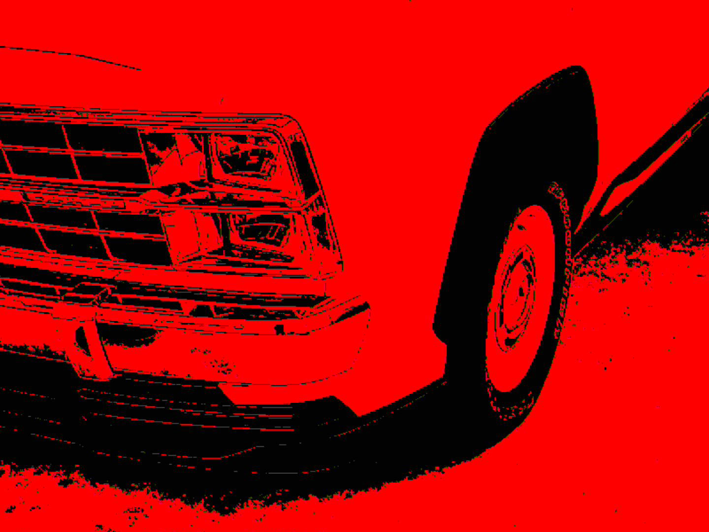 ピクセルフィルター赤