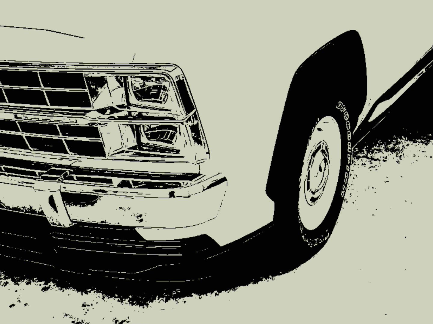 ピクセルフィルターグレー