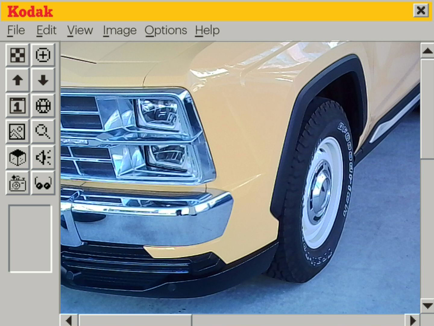 画像処理ソフト風フレーム