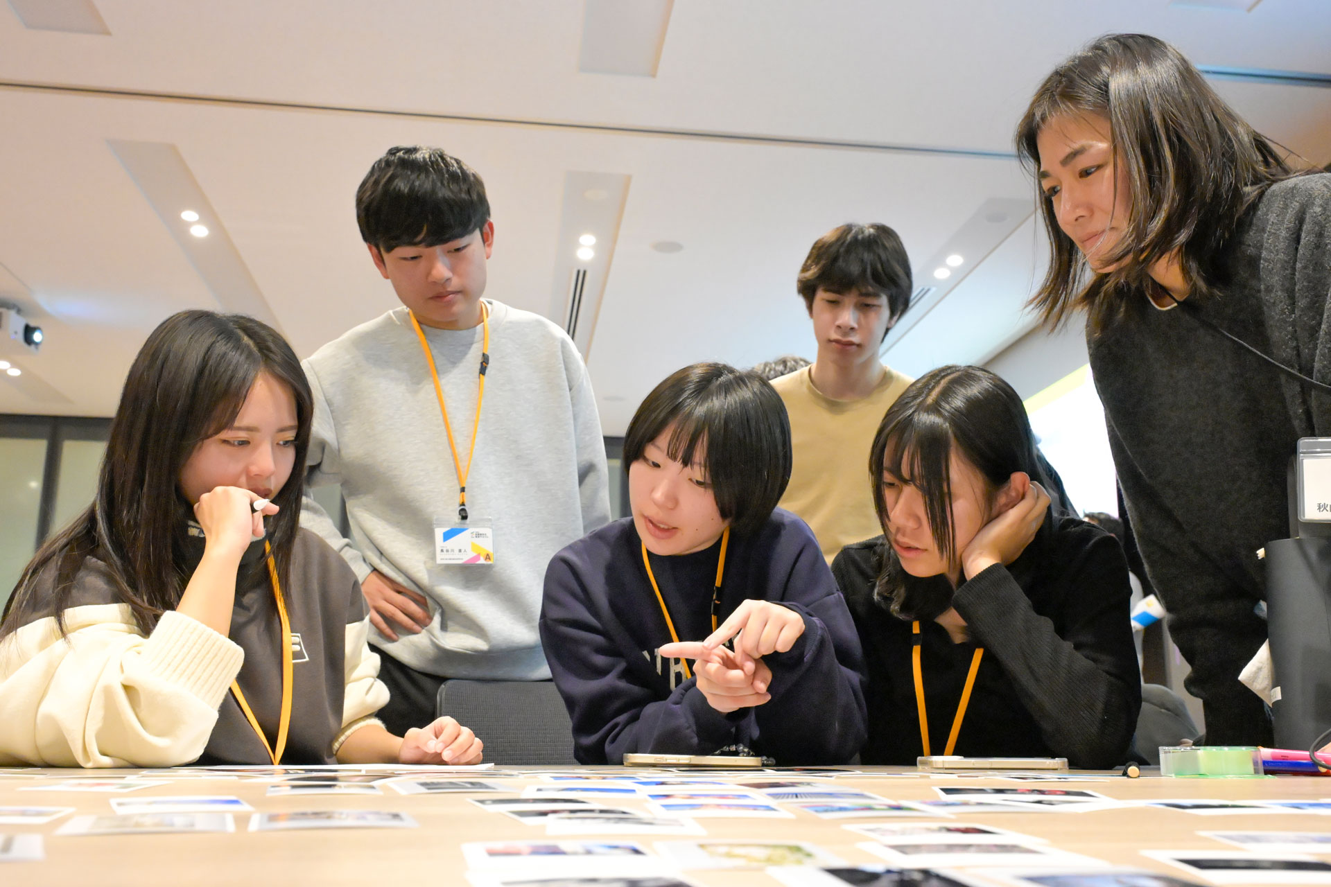 グループごとのセレクトの様子