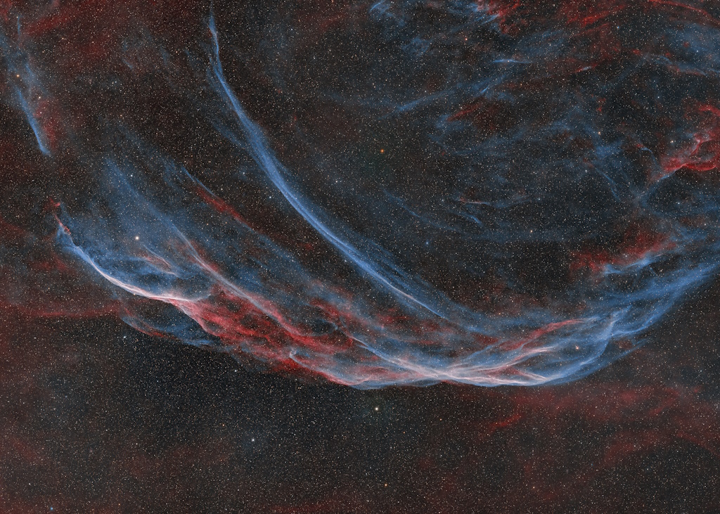 最優秀賞（天体写真部門）：「Sh2-91 天空の水簾」飯野智氏