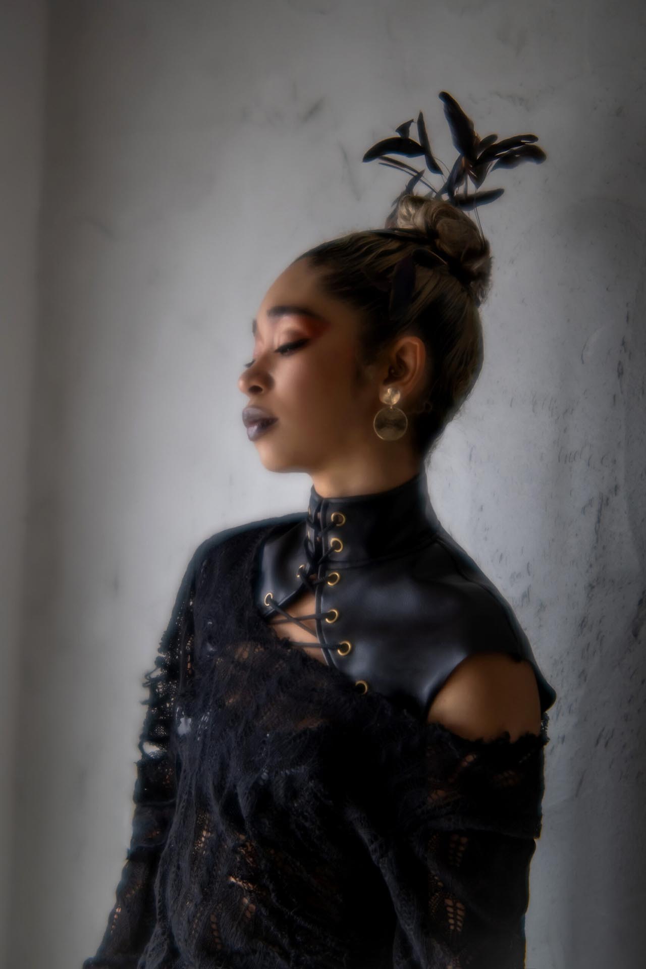 ＜アンダーコレクション＞ Photo Yuko Kobayashi, Model Ruby Adams, Hairmake Yuko Kobayashi, Dress SU-CUBE