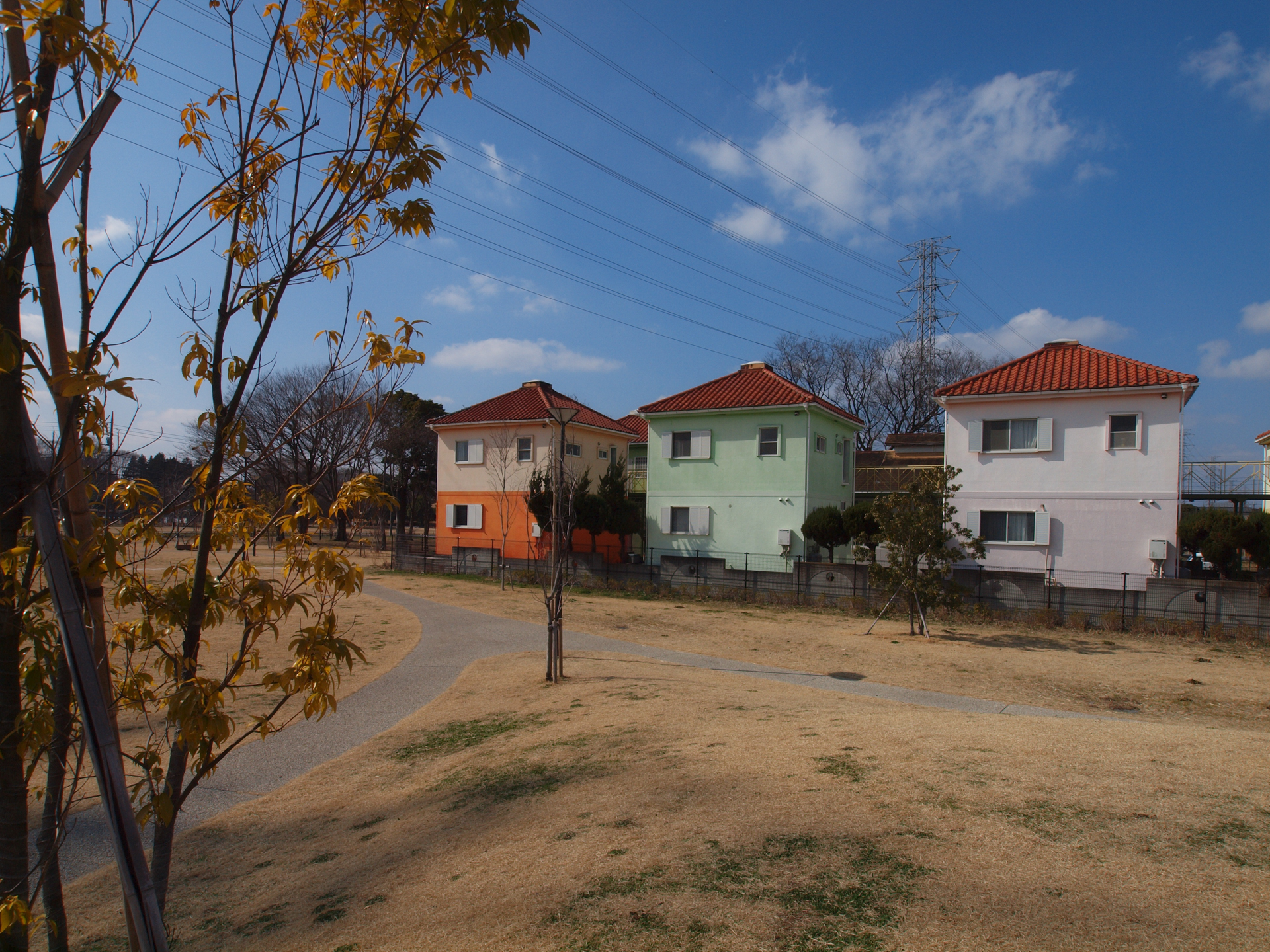 カワイイ家が並んでいたので撮影してみます。このレンズと同等のスペックのマイクロフォーサーズマウントのレンズがあるのですが、問題なくよく写るので買えないでいます。<br><span class="fnt-85">オリンパス E-620／ZUIKO DIGITAL ED 9-18mm F4-5.6／11mm（22mm相当）／プログラムAE（1/500秒、F11、−0.3EV）／ISO 200</span>