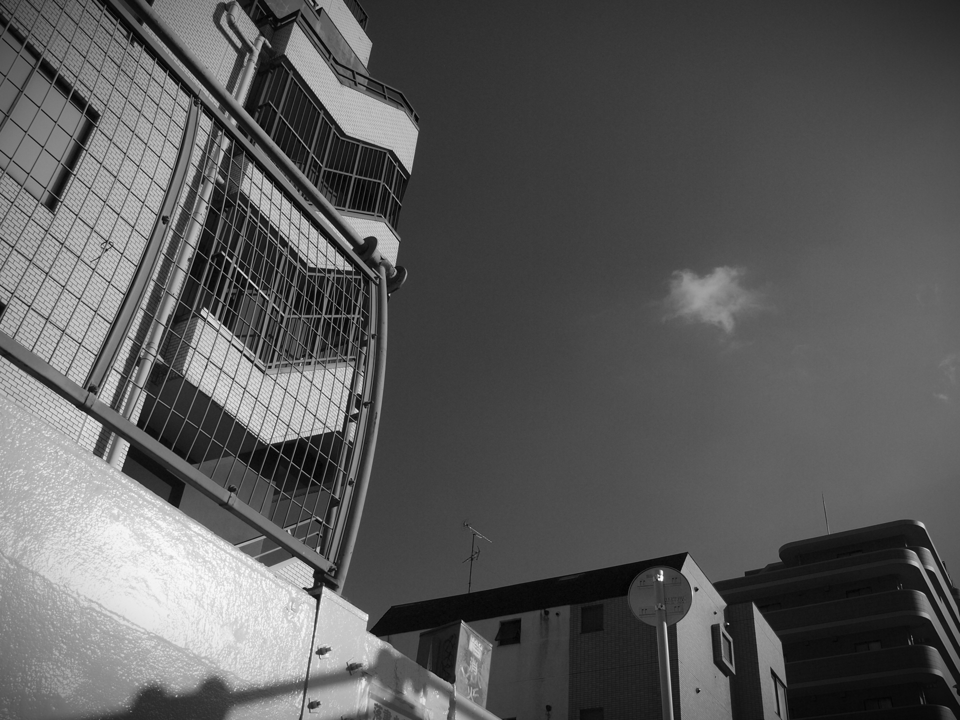 ノーマルのモノクロ再現です。高品位ですね。徹底した高画質モノクロプリントを作りたくなります。<br><span class="fnt-85">オリンパス E-620／ZUIKO DIGITAL ED 12-60mm F2.8-4.0 SW／17mm（34mm相当）／プログラムAE（1/500秒、F11、±0.0EV）／ISO 200</span>