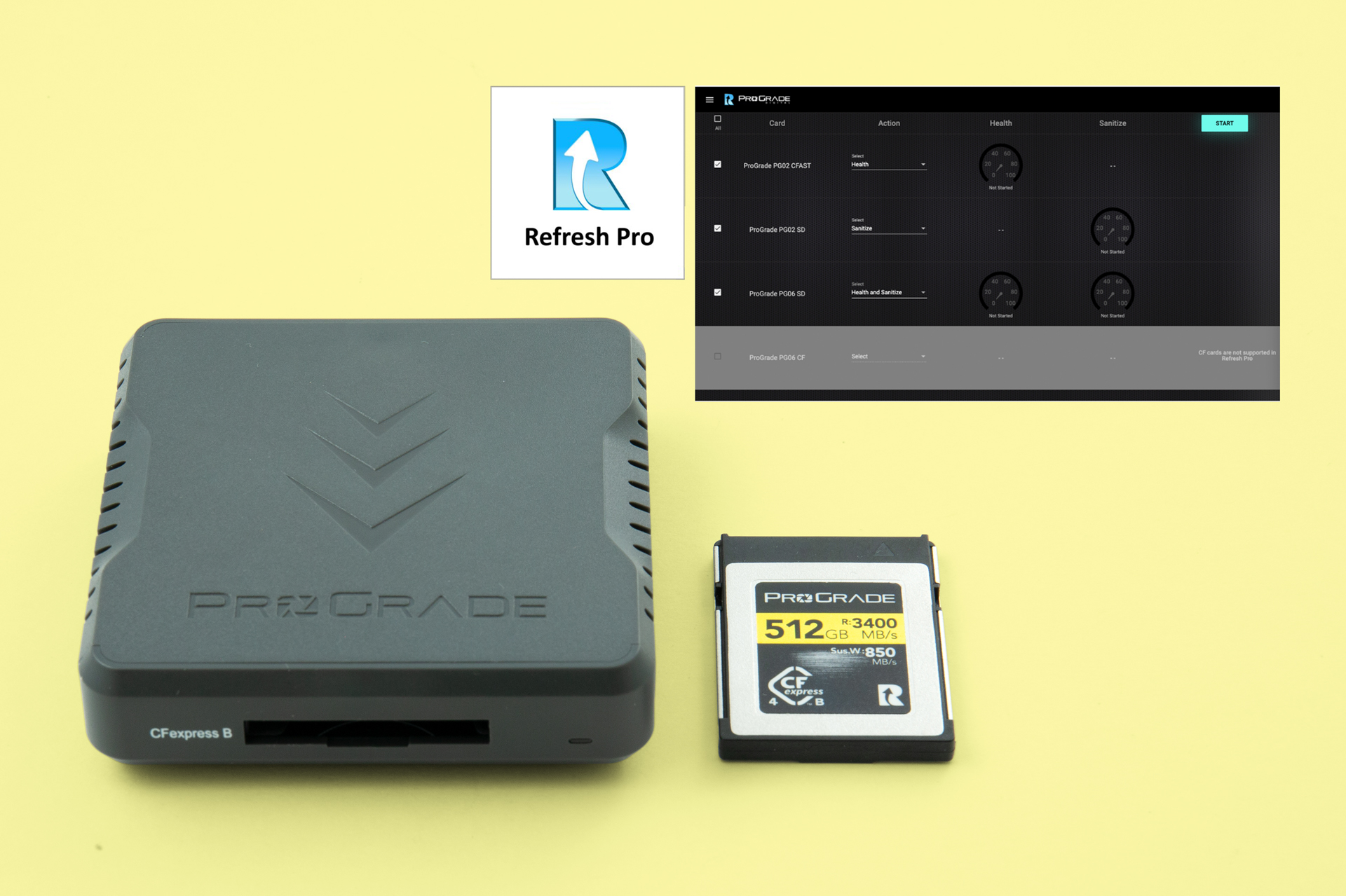 メモリーカードとカードリーダーを同一ブランドで揃え、専用アプリで定期メンテナンス。これがCFexpressの基本的な運用スタイル