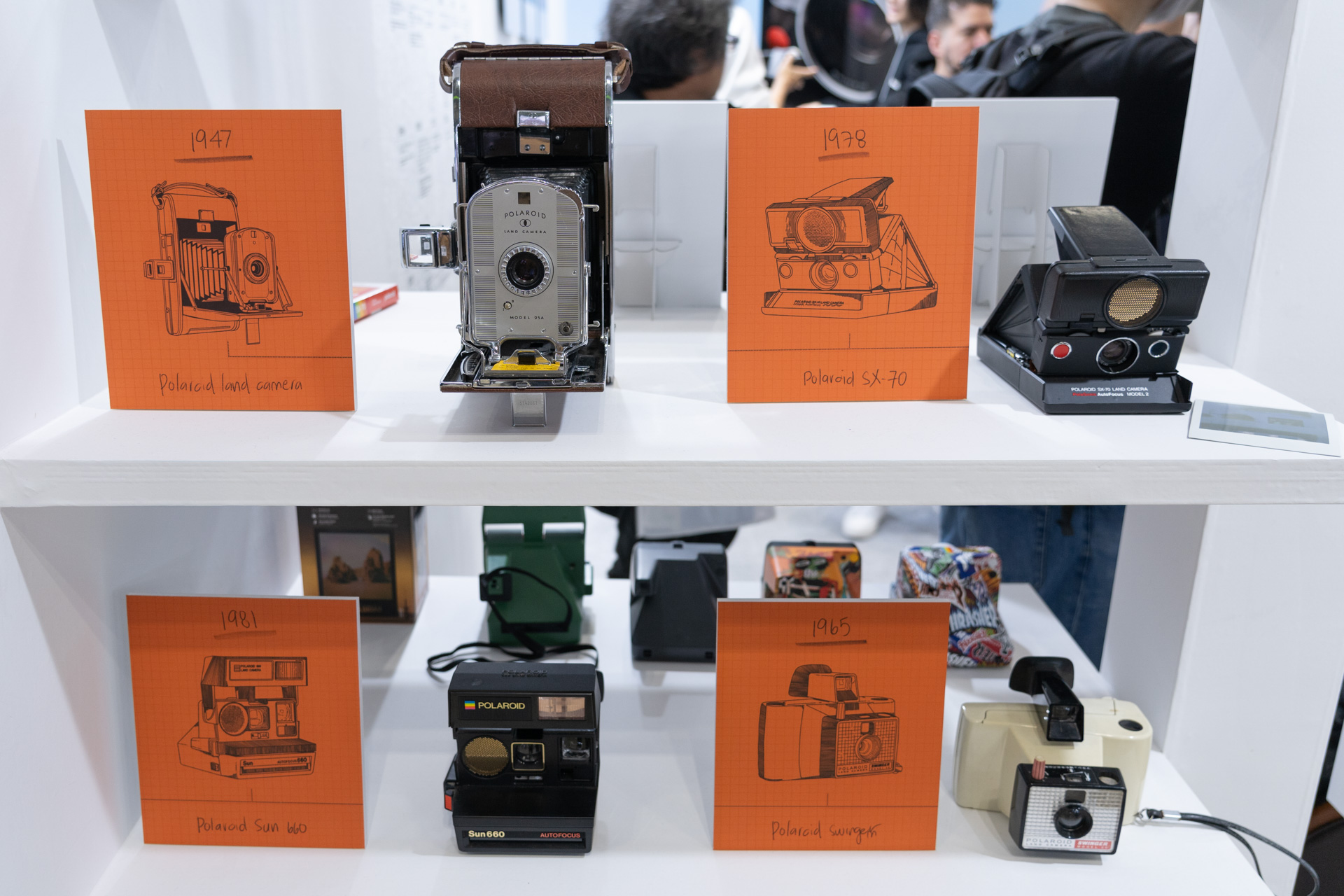 創始者エドウィン・ランド氏の名を冠した「ランドカメラ」も