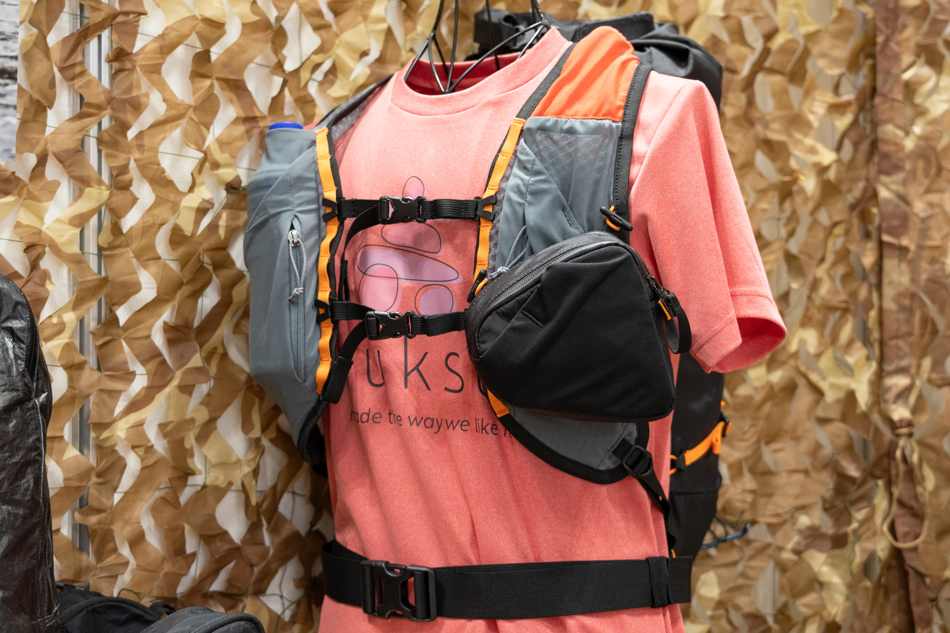 Xカメラポーチの使用例