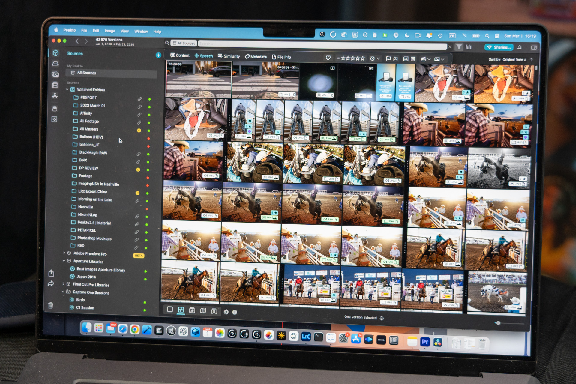 Peaktoの画面。これは英語表示だが日本語表示も可能
