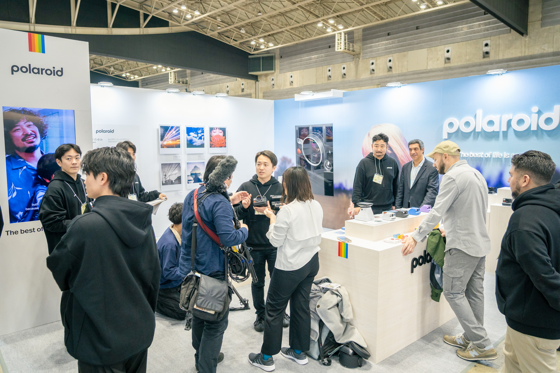 Polaroidのブース
