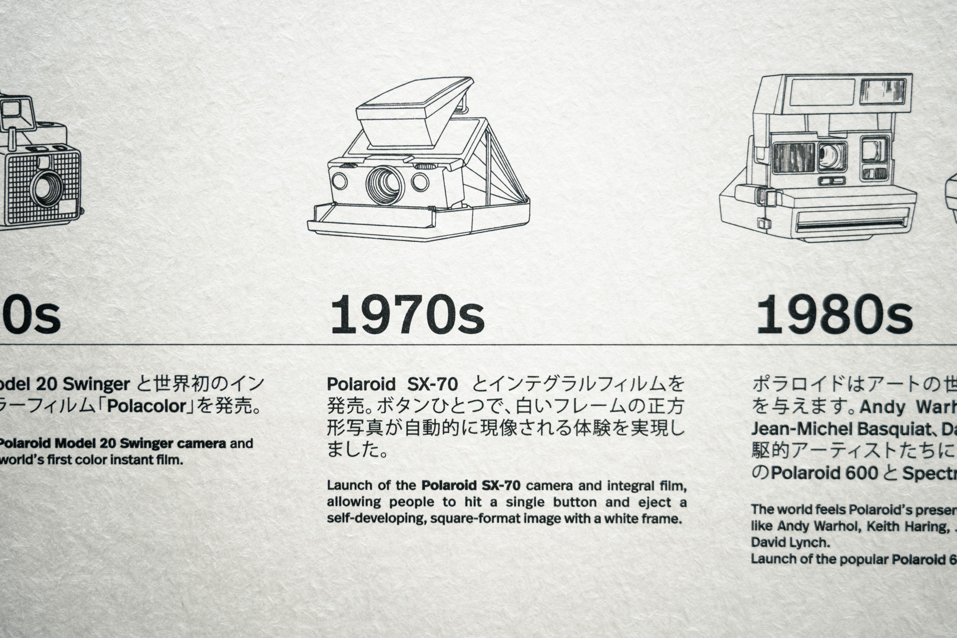 1972年に登場した「Polaroid SX-70」は20世紀の名プロダクトの1つに数えられる