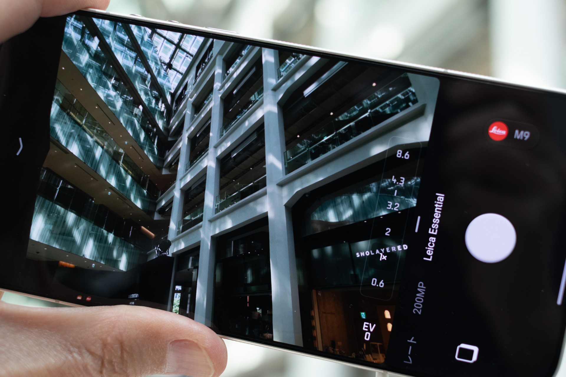 ライカM9モードの撮影画面