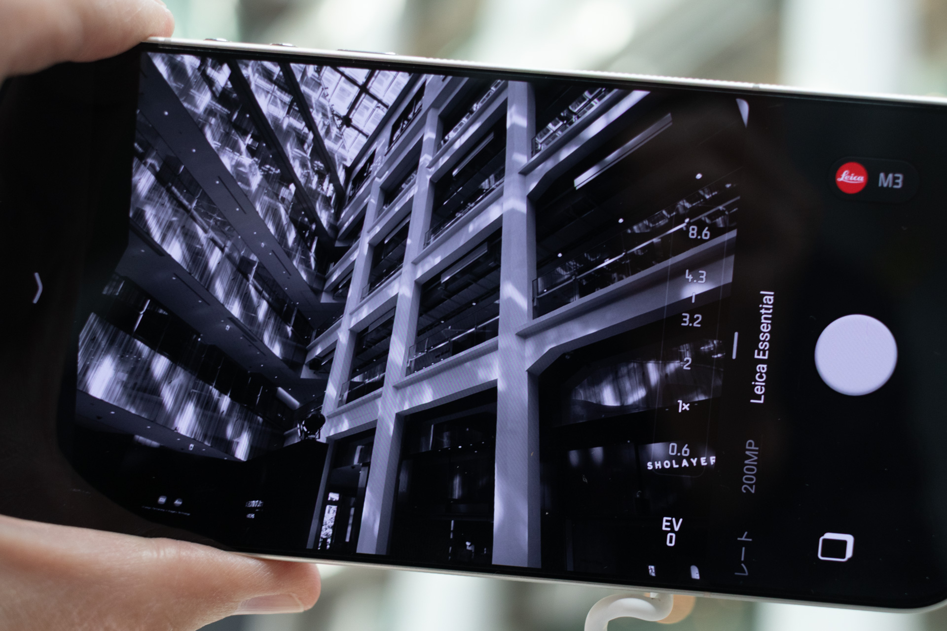 ライカM3モードで撮影中
