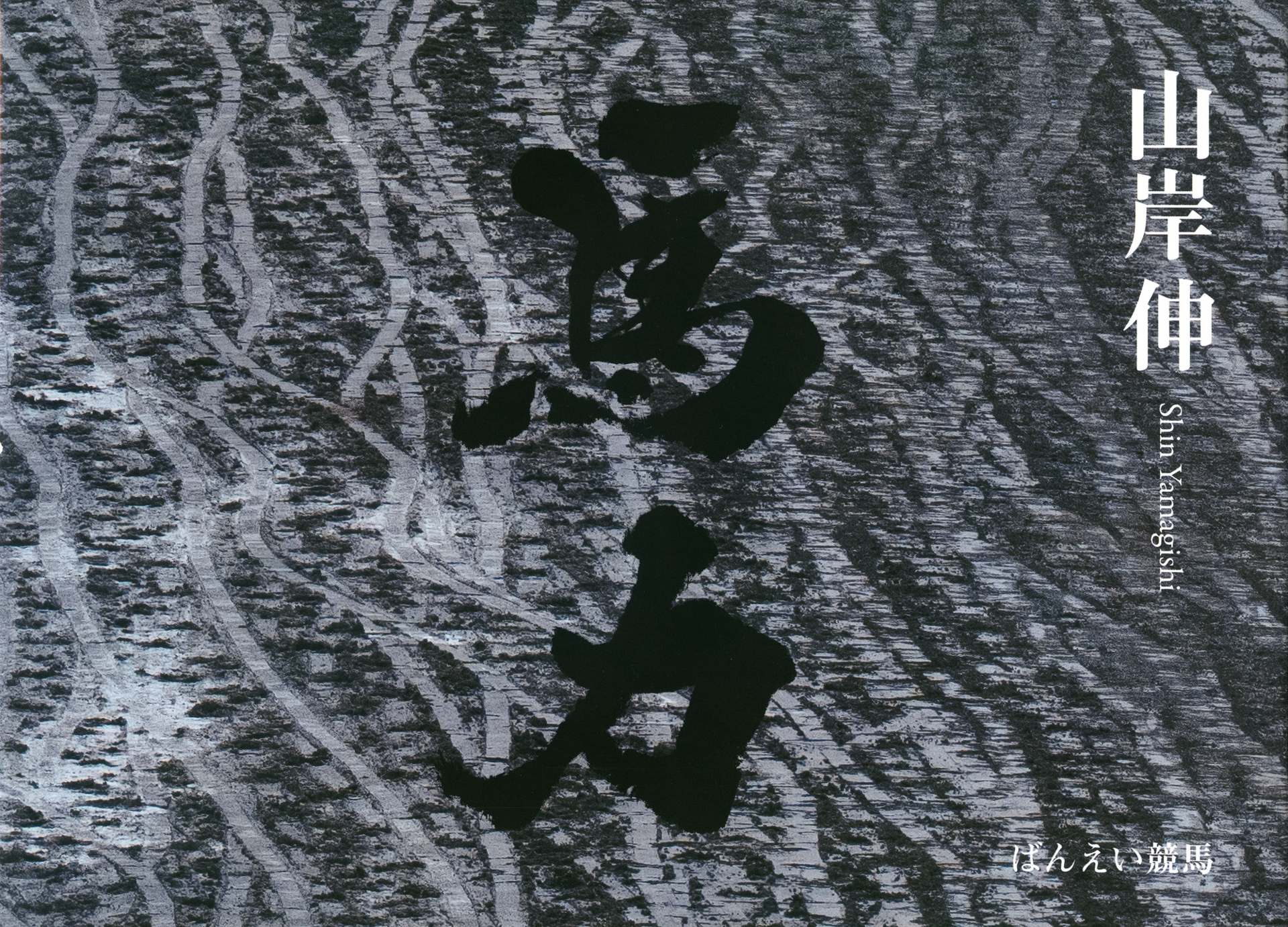 写真集「馬力」表紙　題字：長谷川耕史（日本書鏡院 三代目会長）