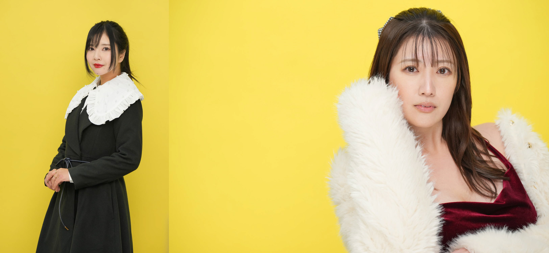 デモンストレーションで撮影したあずりなちゃん、草野綾ちゃん