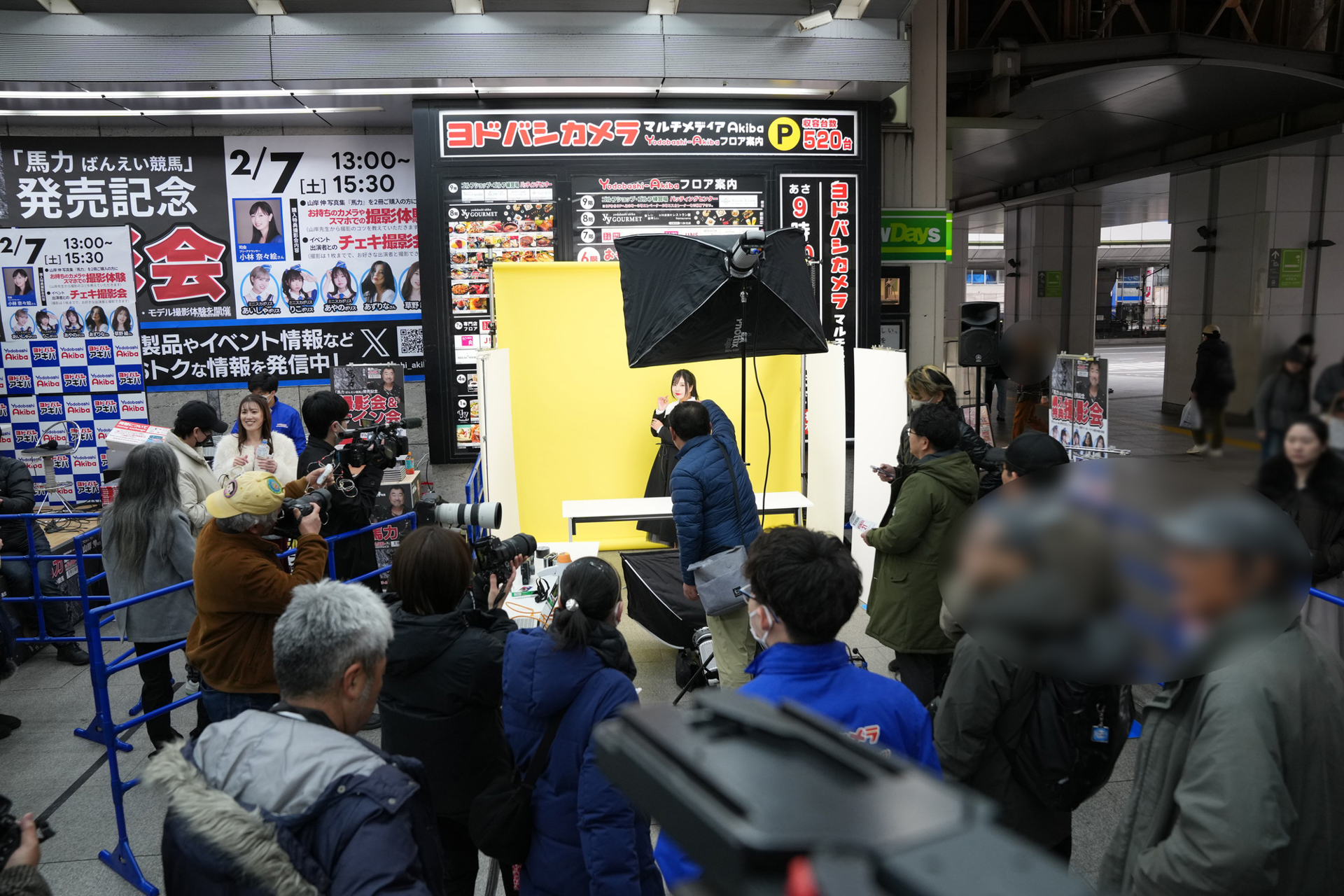 お客さまの撮影体験風景