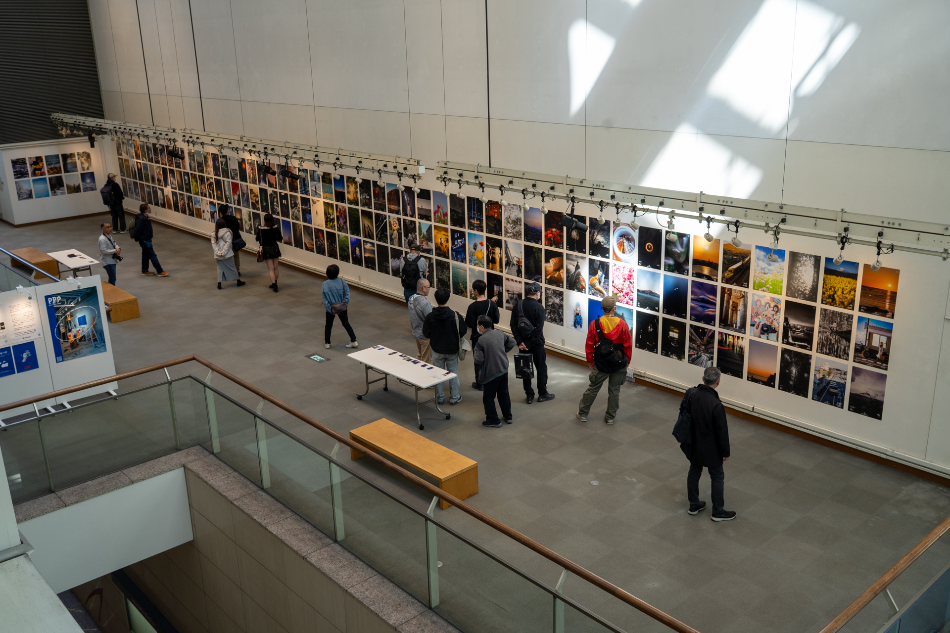 横浜みなとみらいギャラリーでの展示の様子（以下同）