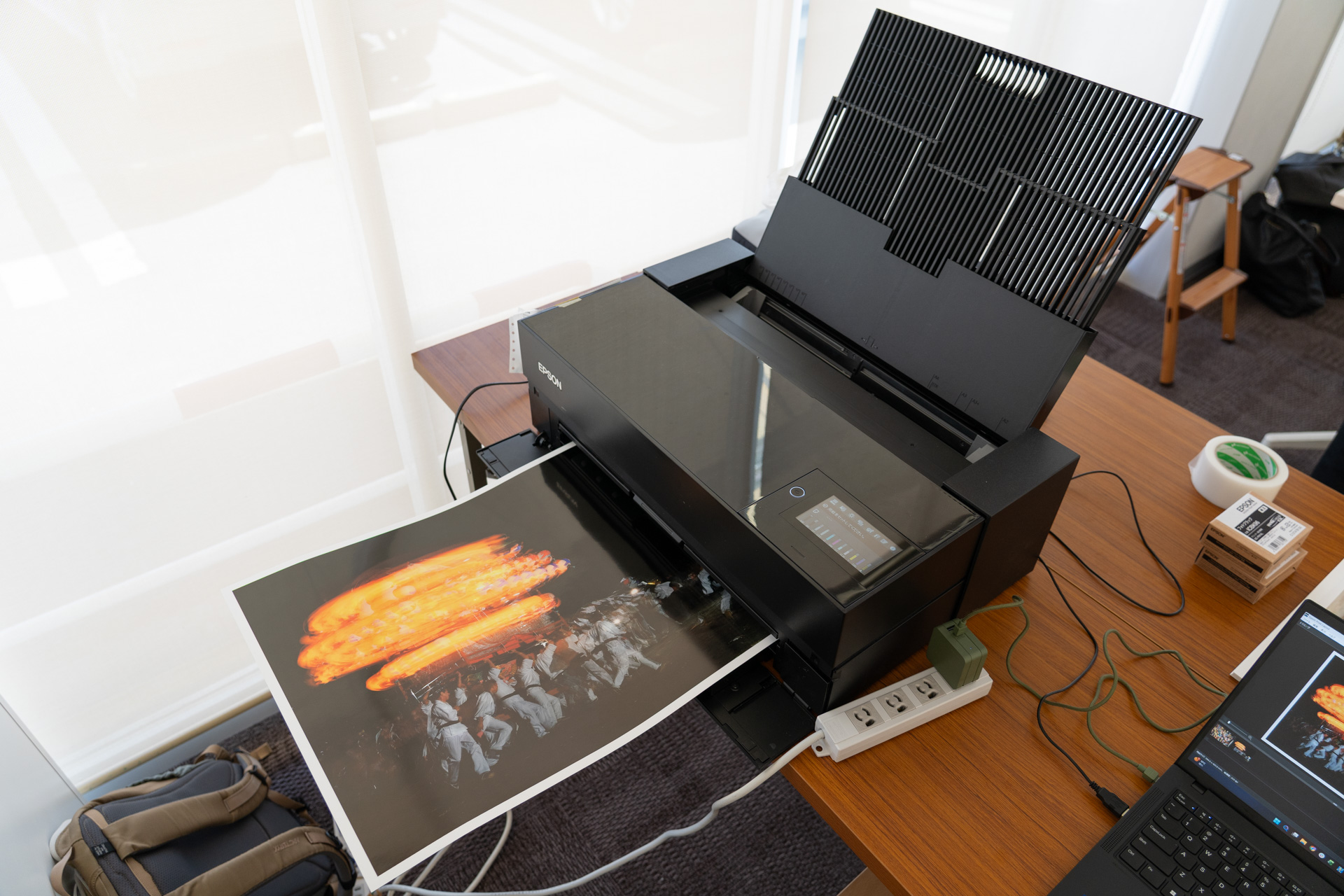 プリント中のSC-PX1VL