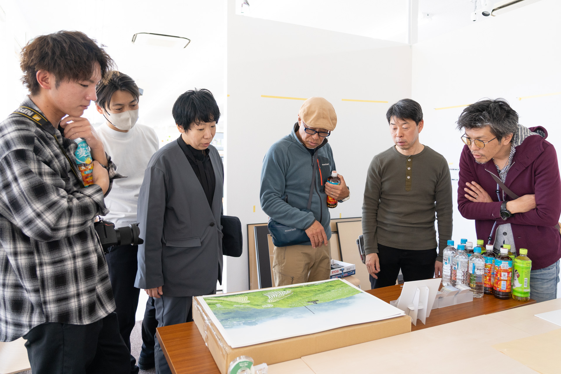 エプソン販売のスタッフも入ってプリント談義に花が咲いた