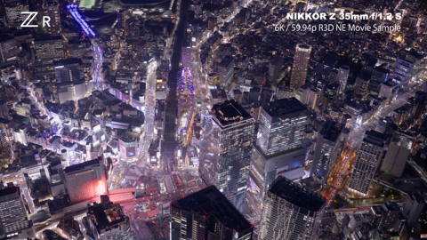 東京夜景空撮 Tokyo Night Skyline 4K | Nikon ZR Helicopter Aerial Footageより