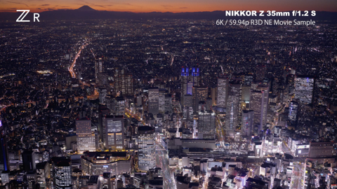 東京夜景空撮 Tokyo Night Skyline 4K | Nikon ZR Helicopter Aerial Footageより