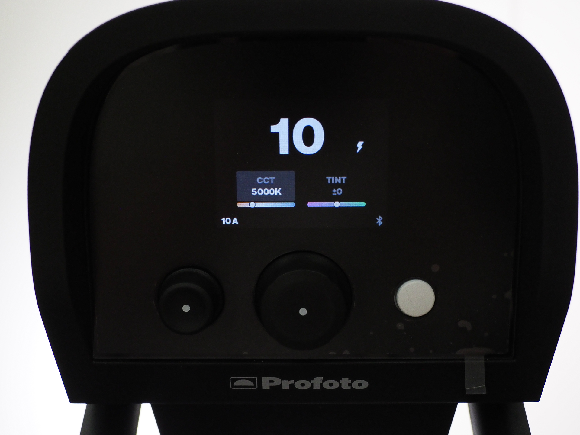 ワイヤレスモードをONにした状態。フラッシュマークがついている