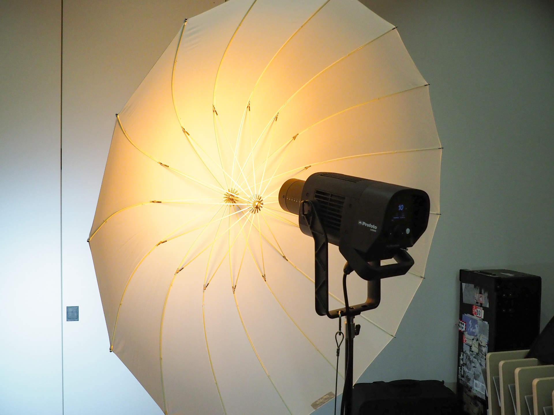 アンブレラホルダーも備えている