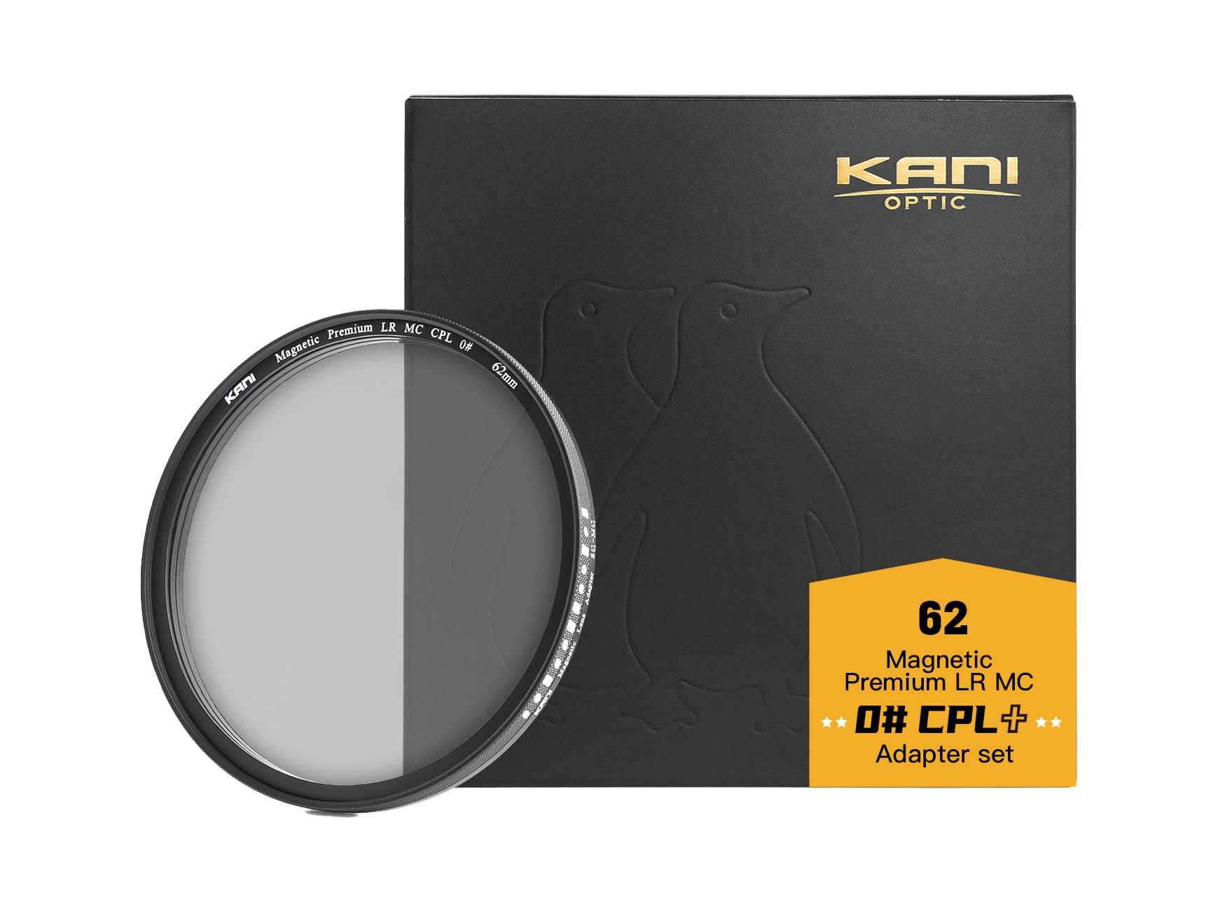 Magnetic Premium CPL 0# 62mm + Adapter set