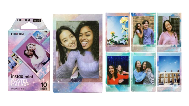 instaxミニフォーマットフィルム「PASTEL GALAXY」