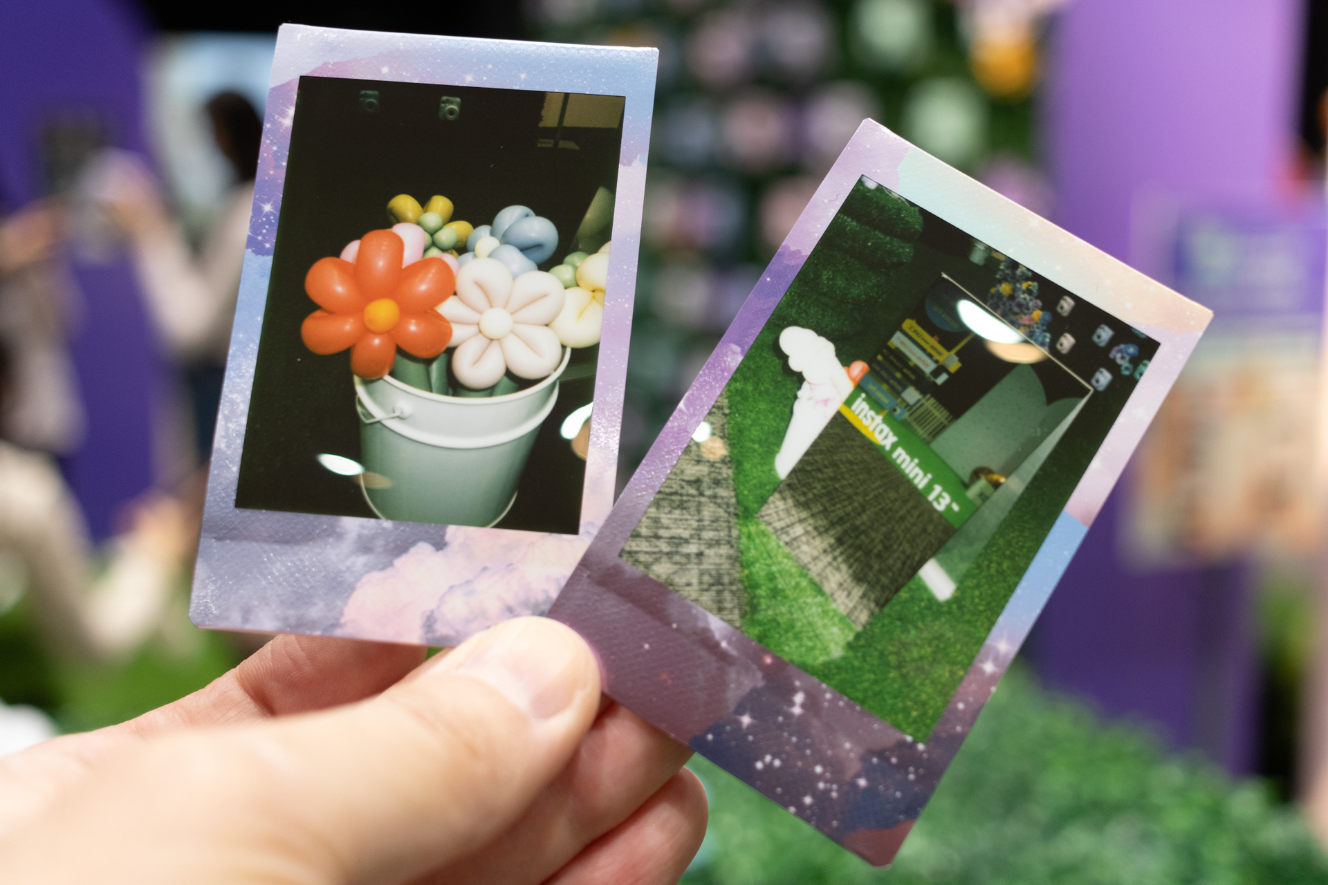 フレームにラメ感がある