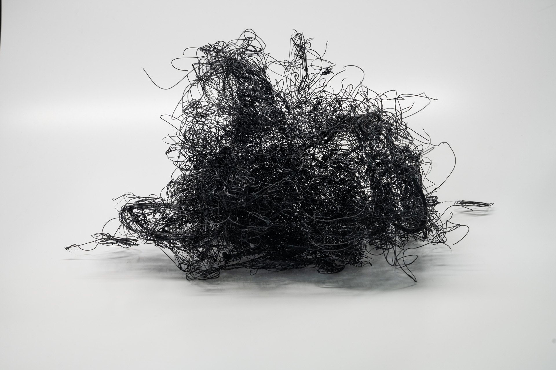 造形に失敗すると大量のゴミが発生する