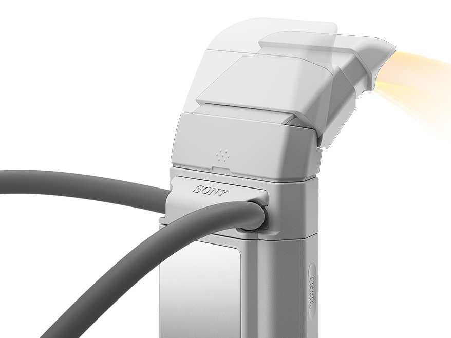 可動式になったエアフローパーツ