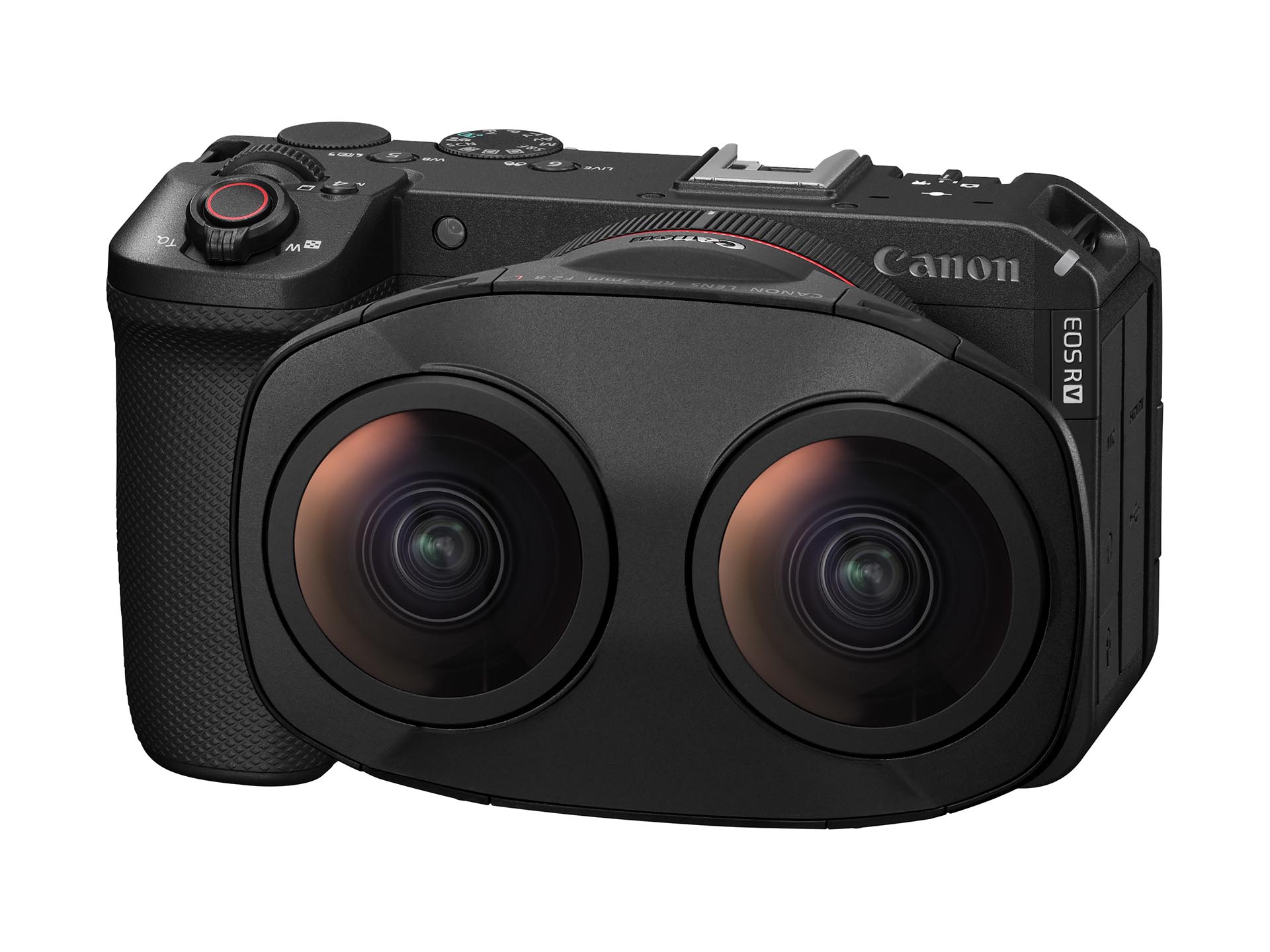 RF5.2mm F2.8 L DUAL FISHEYEを装着