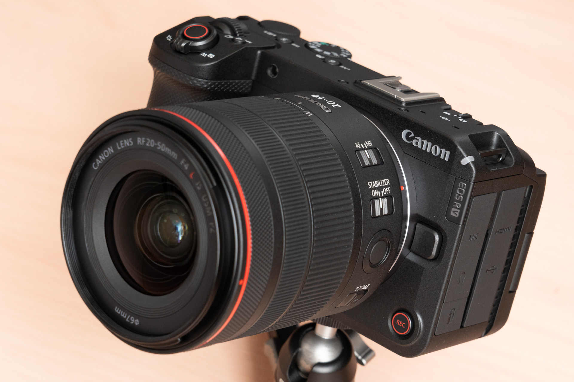 EOS R6 VとRF20-50mm F4 L IS USM PZ