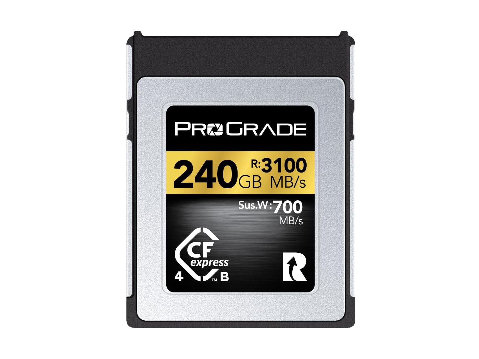 <span class="fnt-110"><b>CFexpress 4.0 Type B GOLD</b></span><br>128GB：2万9,000円<br>240GB：4万4,400円<br>512GB：8万5,300円<br>1TB：12万7,900円