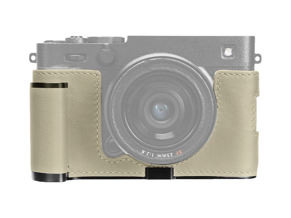 予備のSDカードを装備できる「X-E5」用本革カメラケース - デジカメ Watch