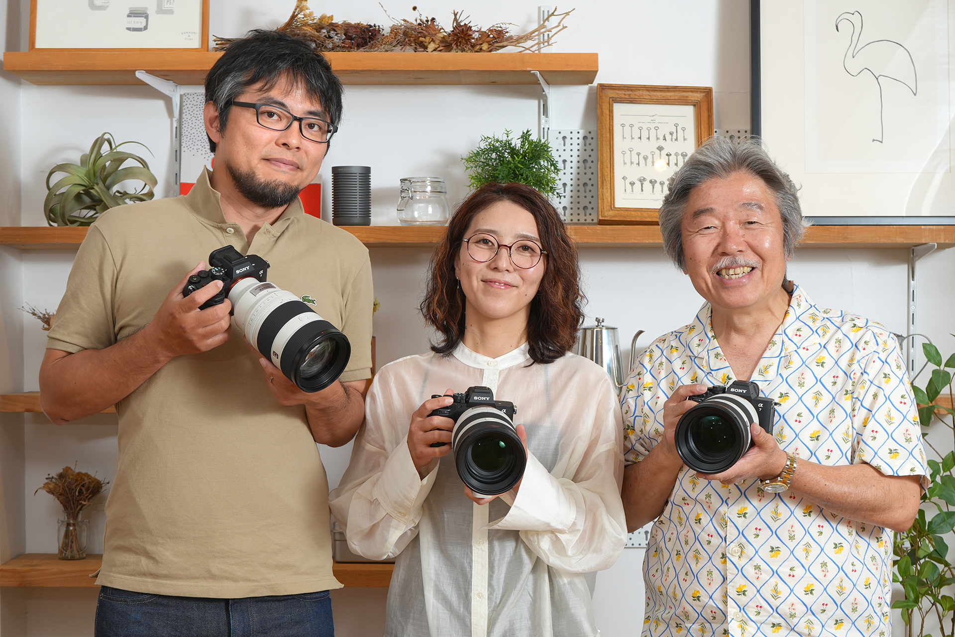 参加者の3名。左から中原一雄氏、萩原れいこ氏、阿部秀之氏