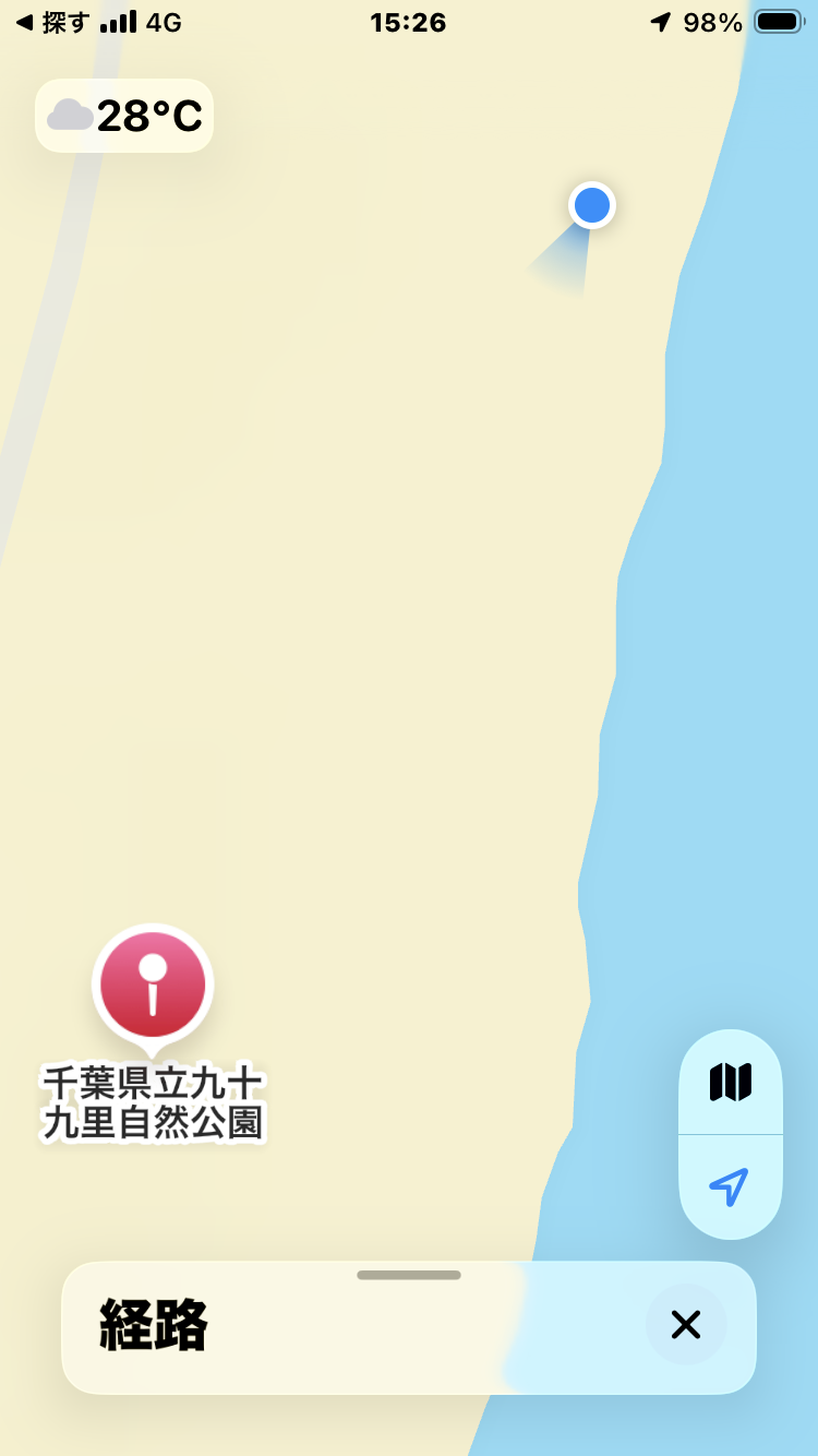 概ねの位置を掴んでおくだけで、効率よく帰ることができる