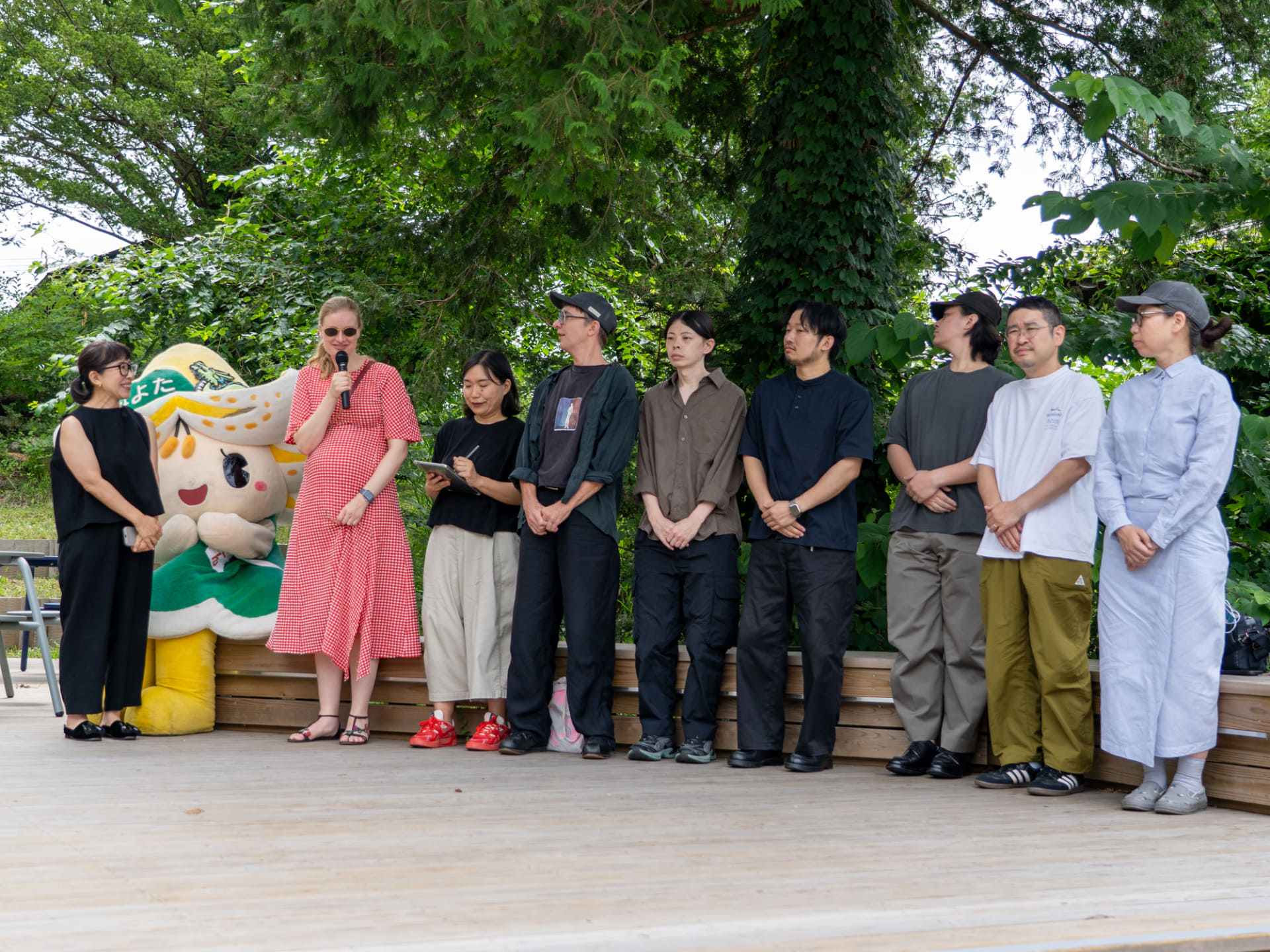 国内外から作家を招いて開催。今年は日本のほかデンマーク、ブラジル、スイス、ベルギー、中国から作家が参加している