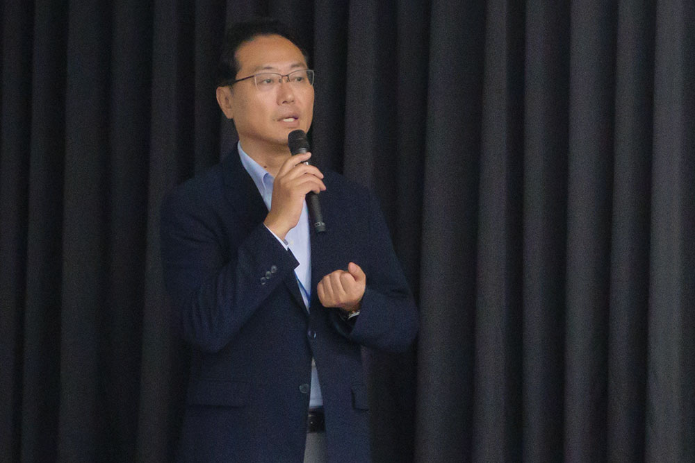LK SAMYANG東京支社長のキム・ウォンヨン氏