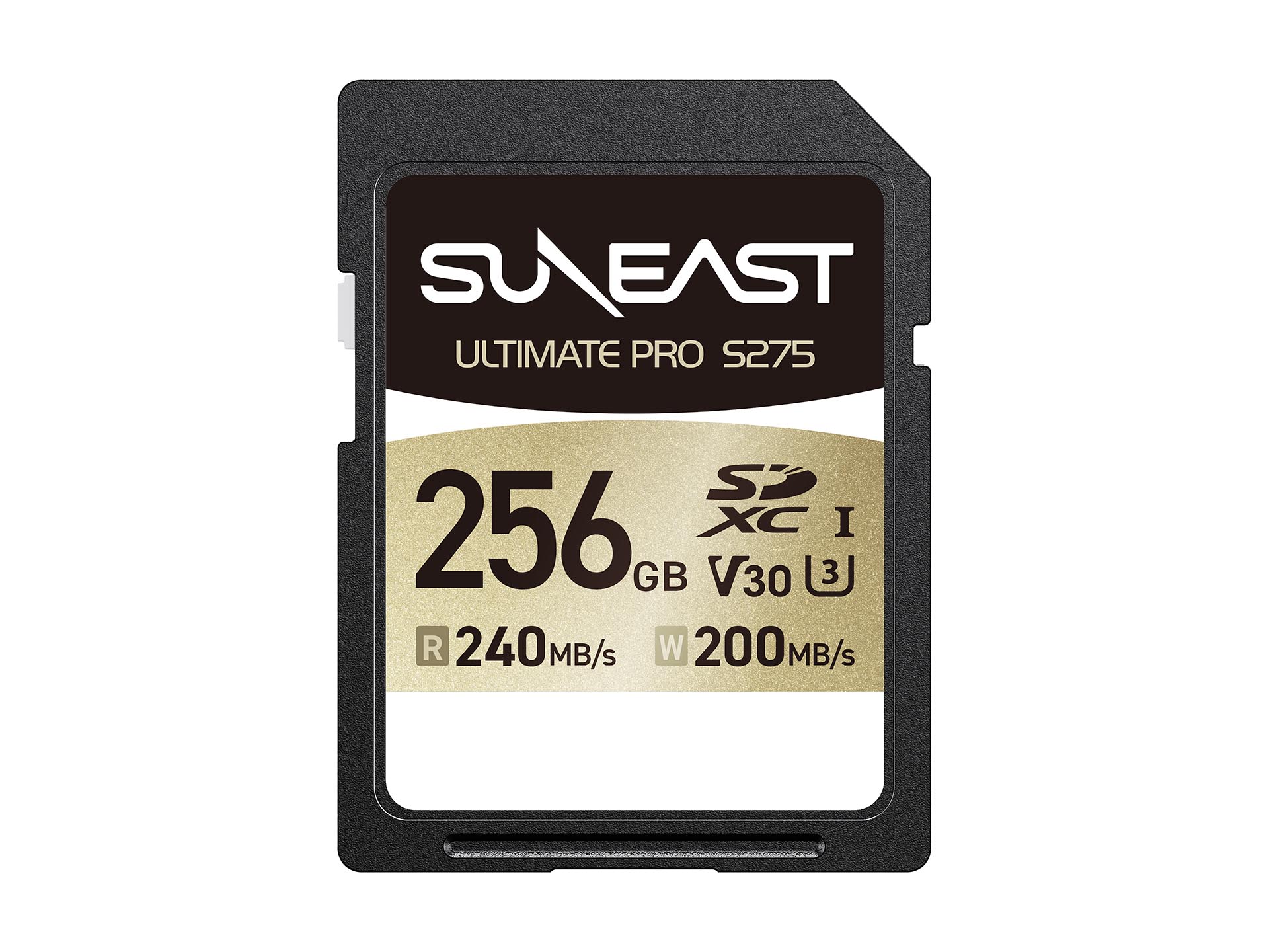 UHS-I V30 SDXCメモリーカード S275 GOLD シリーズ