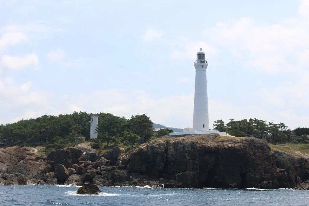 出雲日御碕灯台（船上から撮影）